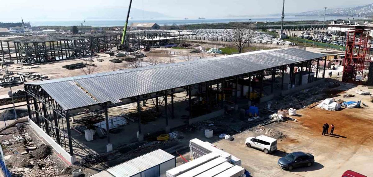 Kocaeli’de İtfaiye Depo Binasının Yüzde 80’i Tamamlandı