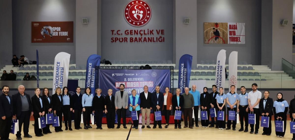 Küçükçekmece’de 2. Geleneksel Açık Masa Tenisi Turnuvası’nda 285 Sporcu Yarıştı
