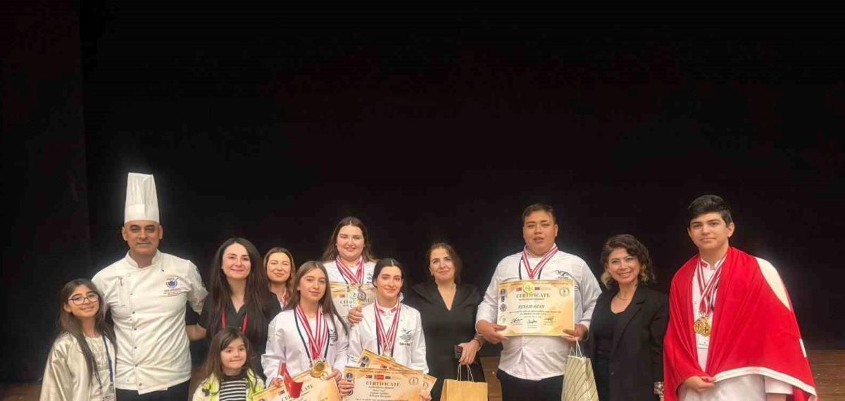 Marmarisli Öğrenciler Uluslararası Gastronomi Yarışmasında Madalyaları Topladı