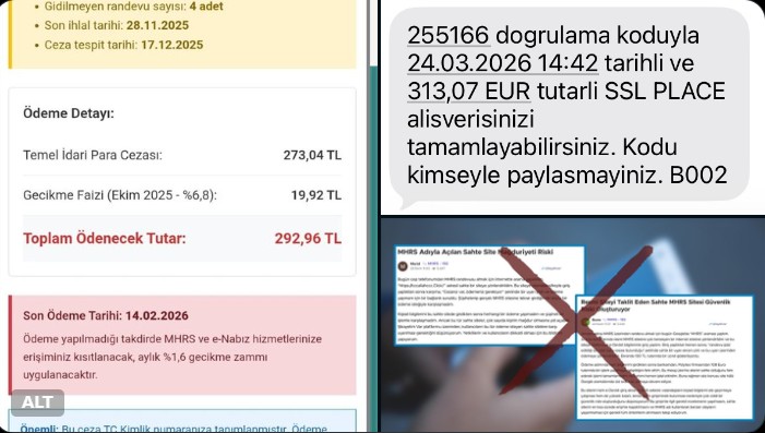 MHRS Randevu Dolandırıcılığı Uyarısı: Sahte Ceza Ekranı ile 313 Euro Vurgunu!