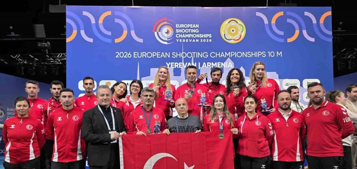 Milli Atıcılar Avrupa Şampiyonası’ndan 7 Madalya ile Döndü