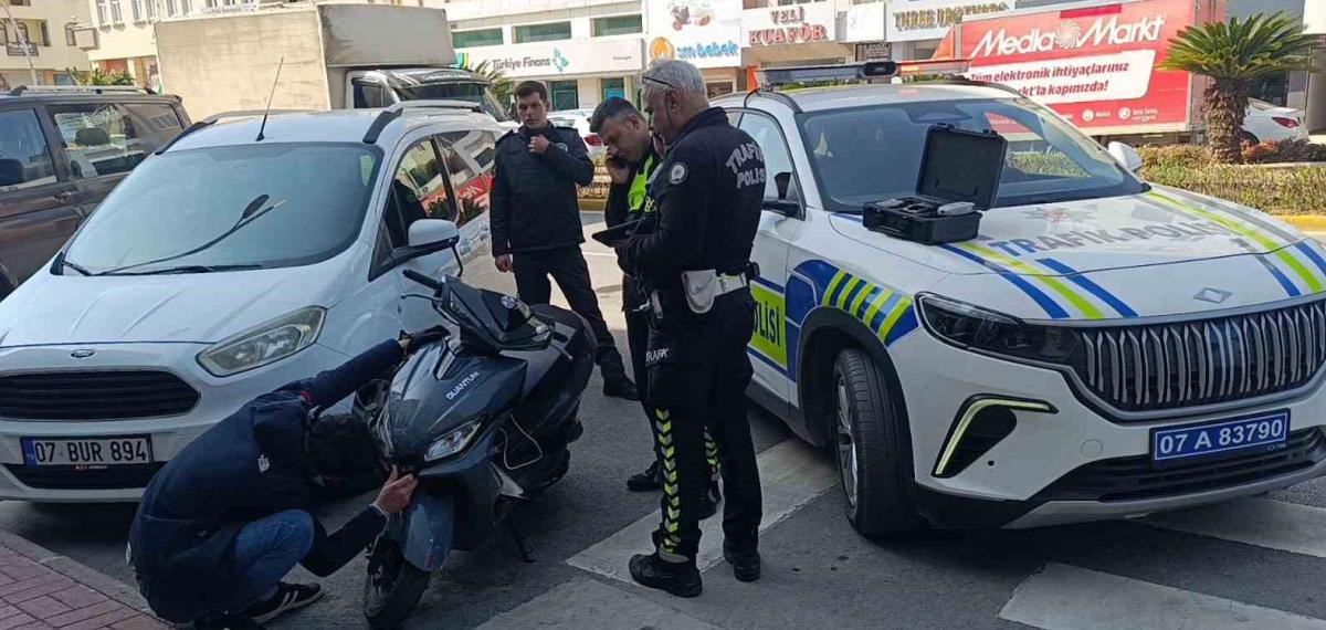Motosikletini Devirdi, 48 Bin Ceza Yedi