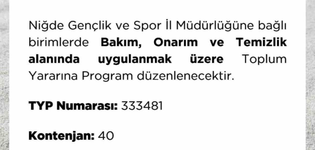 Niğde’de Kamu Kurumlarına 4 Daimi, 110 Geçici Personel Alımı Yapılacak