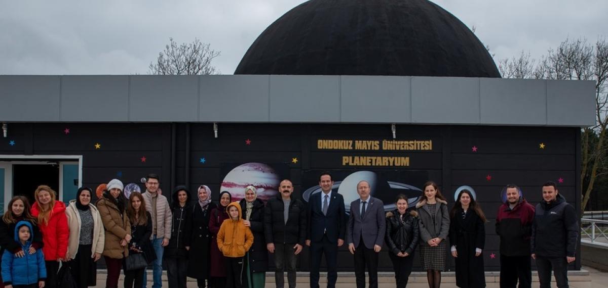 Omü Planetaryum’da Personele Uzay Yolculuğu Yaşatan Sunum