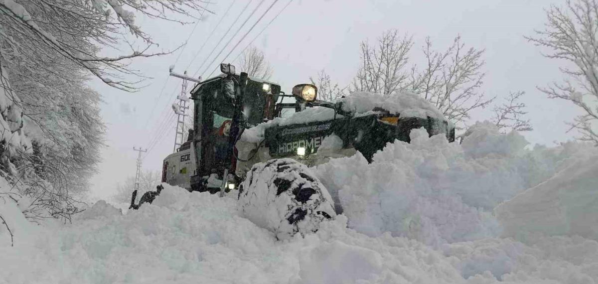 Ordu’nun Yükseklerinde Kar Kalınlığı 2 Metreye Ulaştı