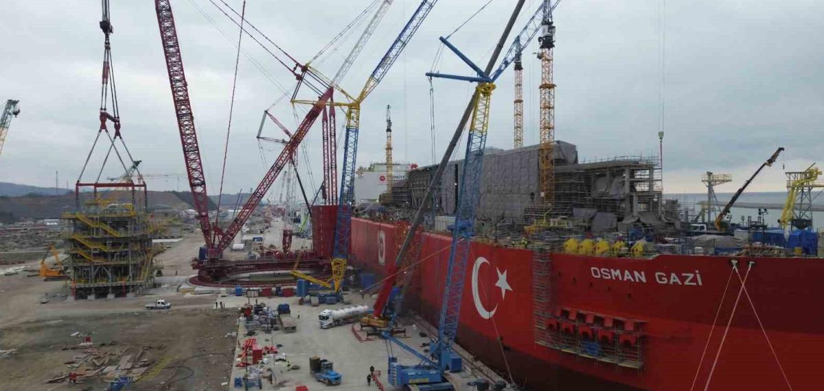 Osman Gazi’ye 2 Bin 500 Tonluk Ünite Yerleştirildi