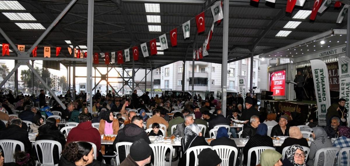 Osmaniye Belediyesi’nden “Hep Birlikte Mahalle İftarı” Buluşması