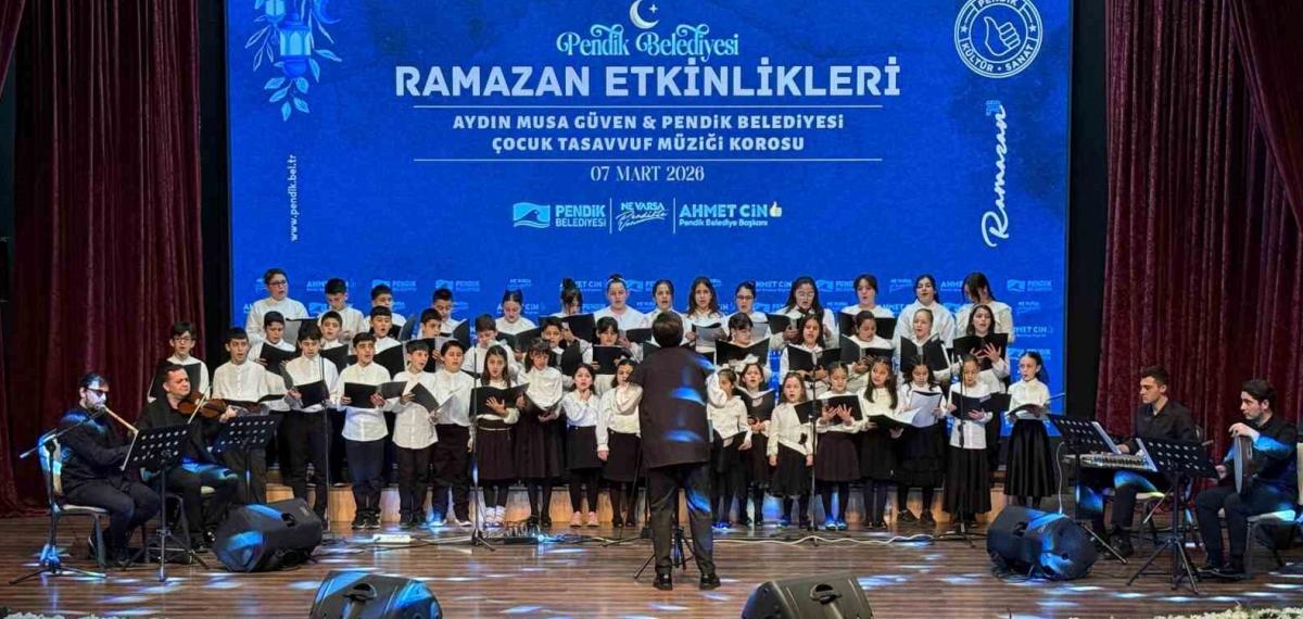 Pendik’te İlahiler ve Ezgiler Çocukların Sesinden Yükseldi