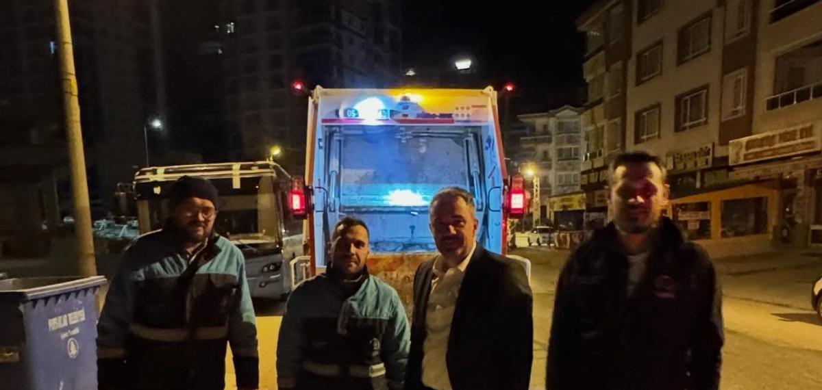 Pursaklar Belediyesi, Temizlik İçin 24 Saat Sahada