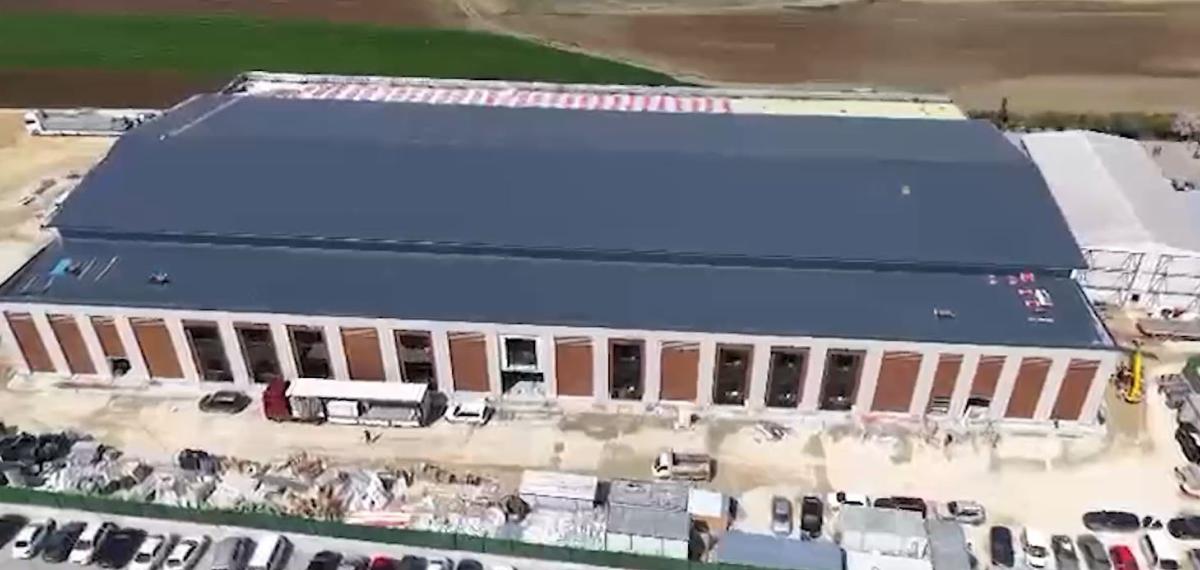 Silivri’ye İnşa Edilen Duruşma Salonu Havadan Görüntülendi