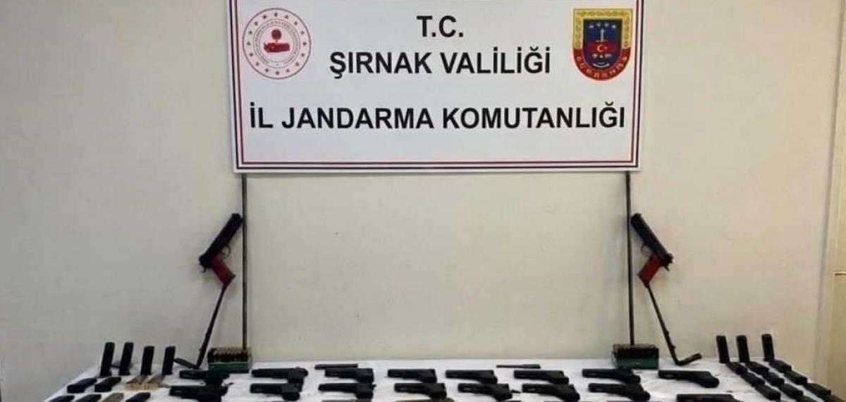 Şırnak’ta Jandarma Ekipleri Cephanelik Ele Geçirdi