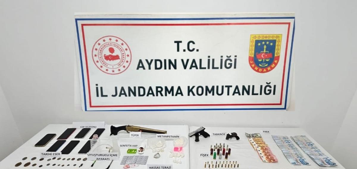Söke’de Tarihi Eser ve Uyuşturucu Operasyonu