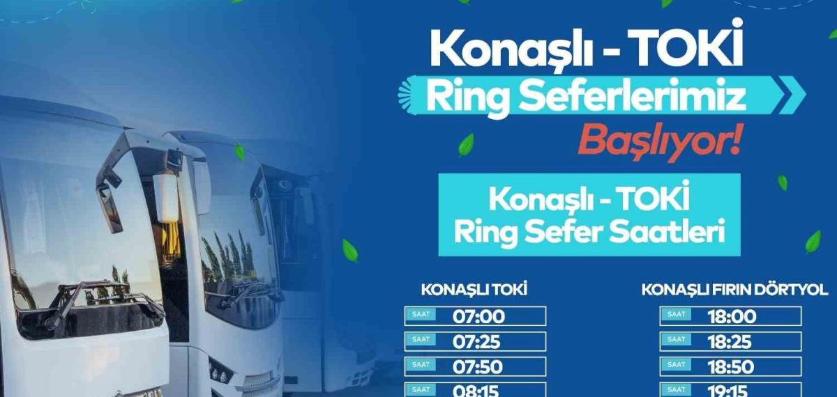 Tuzla Belediyesi’nden Konaşlı TOKİ ve Çevresine Ücretsiz Ring Hizmeti
