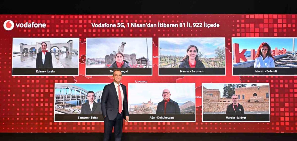 Vodafone, 1 Nisan’da 81 İl ve 922 İlçede 5g Sinyalini Aynı Anda Verecek