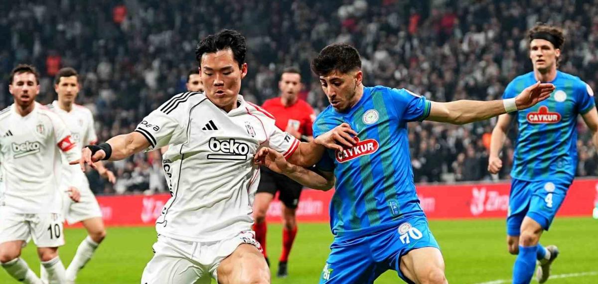 Ziraat Türkiye Kupası: Beşiktaş: 3 – Çaykur Rizespor: 0 (İlk Yarı)