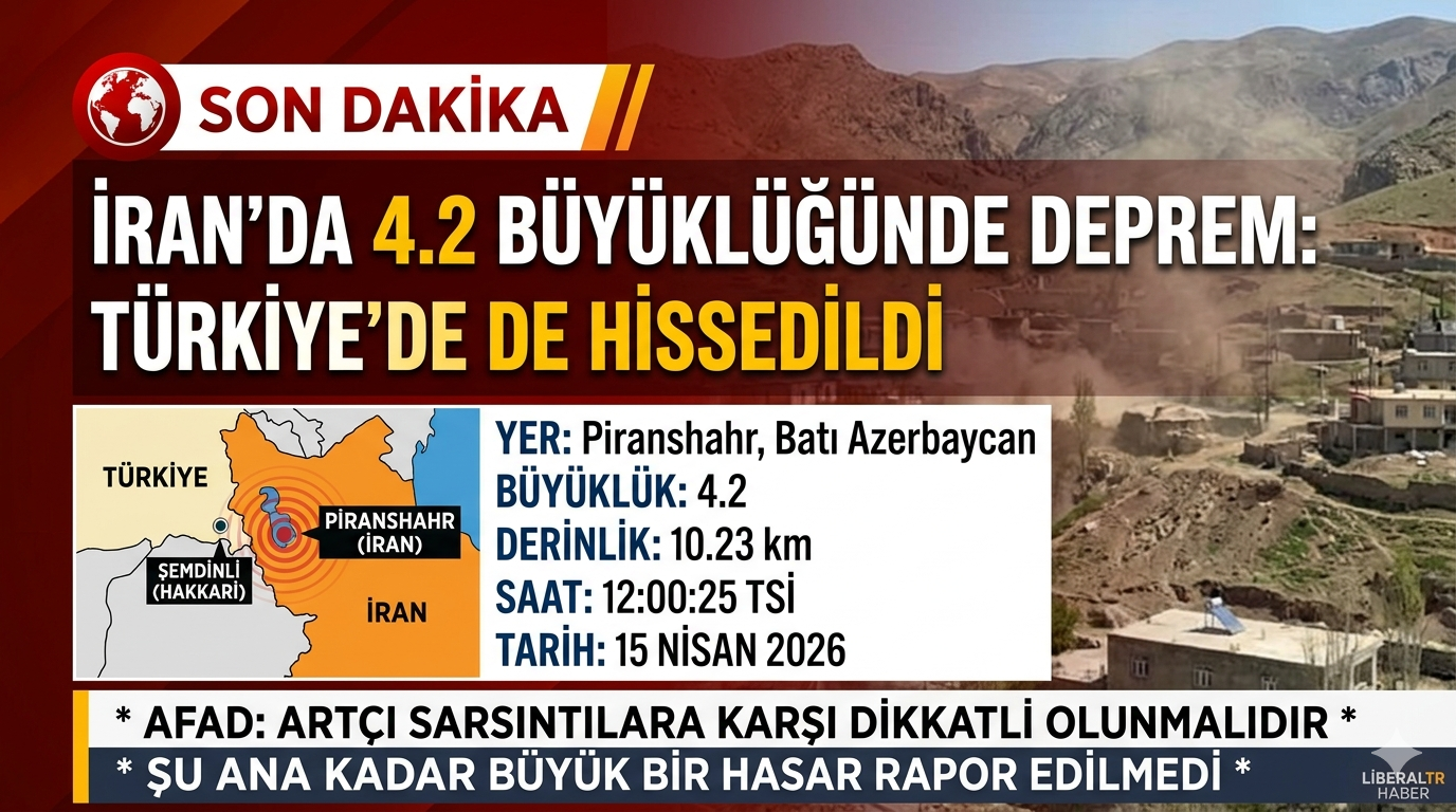 İran’ın Piranshahr Bölgesinde 4.2 Büyüklüğünde Deprem