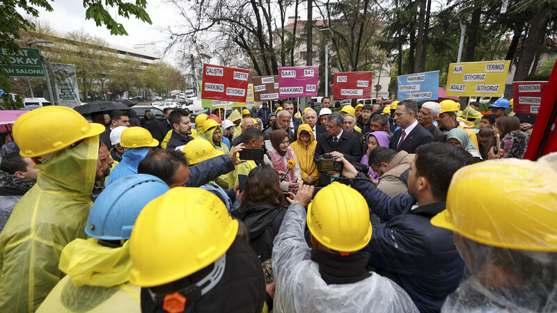 CHP Leader Özgür Özel Backs Miners’ Protest: “Working Class Will Claim Its Rights”