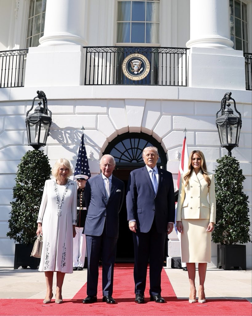 King Charles and Queen Camilla of England are in the USA
