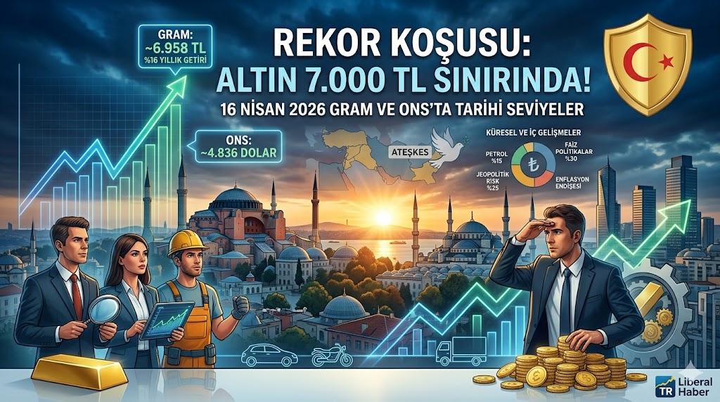 Altın Fiyatları Rekora Koşuyor: Gram Altın 7.000 TL Sınırında