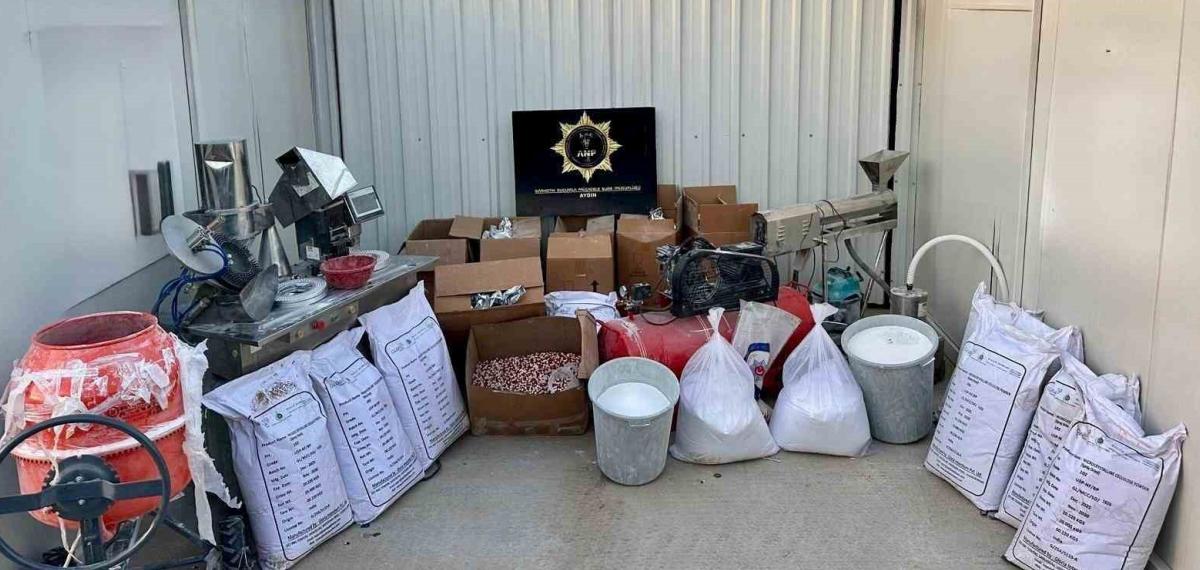 Aydın Polisinden Zehir Üretimine Ağır Darbe: 271 Kilo 860 Gram Ham Madde Ele Geçirildi