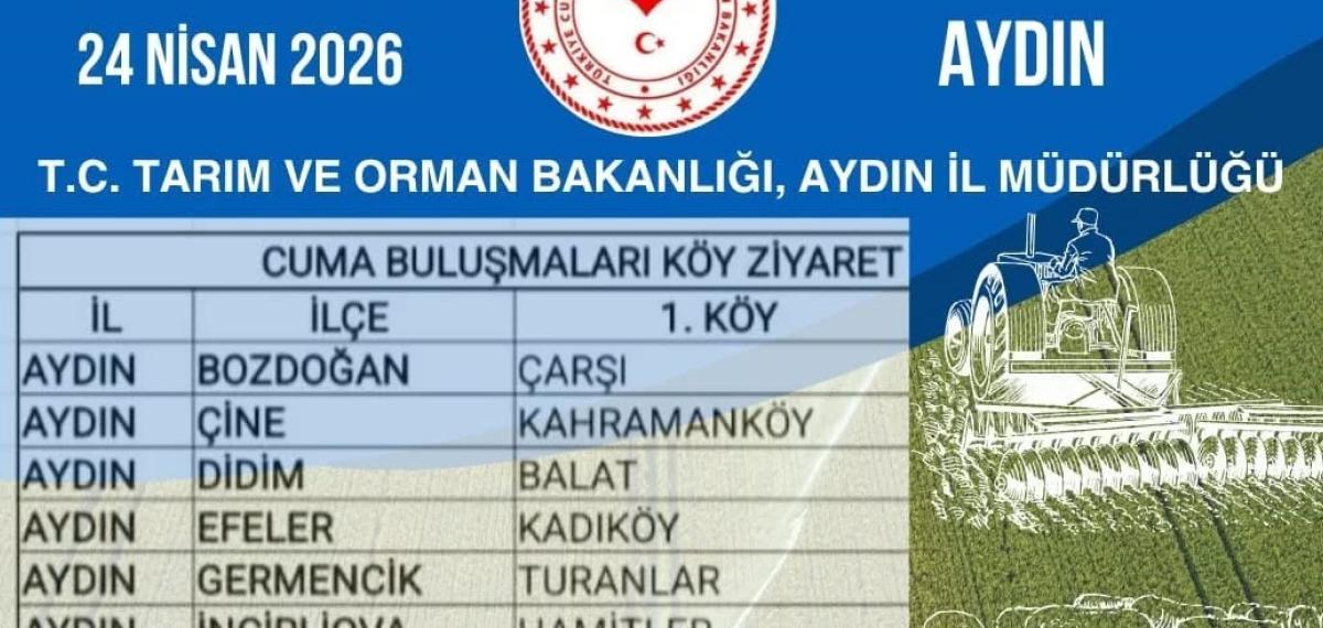 Aydın’da ’Tarım Sahada’ Buluşmaları Sürüyor