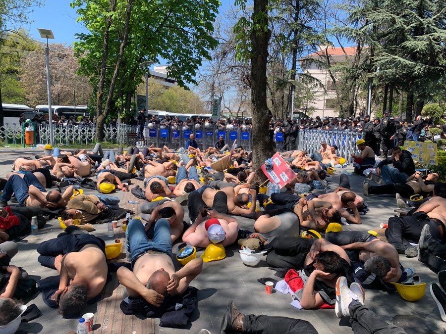 Doruk Mine Workers Organize Large Protest in Ankara: “Is Anyone Listening to Us?”