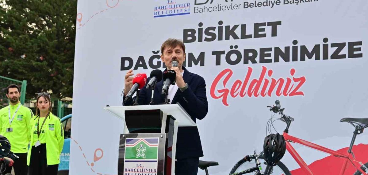 Bahçelievler’de 100 Vatandaşa Bisiklet Dağıtım Töreni