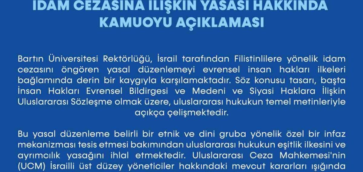 Barü’den, İsrail’e Yasal Düzenleme Tepkisi