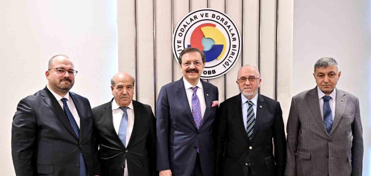 Başkan Dumandağ, TOBB Başkanı Hisarcıklıoğlu ile Bir Araya Geldi