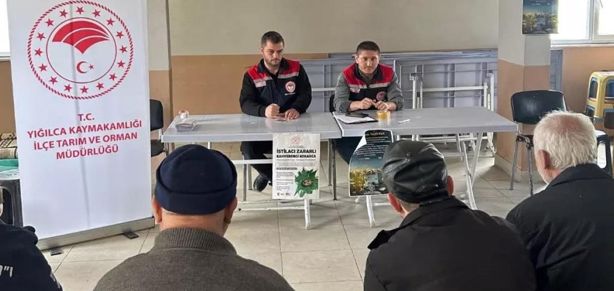 Çiftçilere Tarımsal Destek ve Zararlılarla Mücadele Eğitimi Verildi