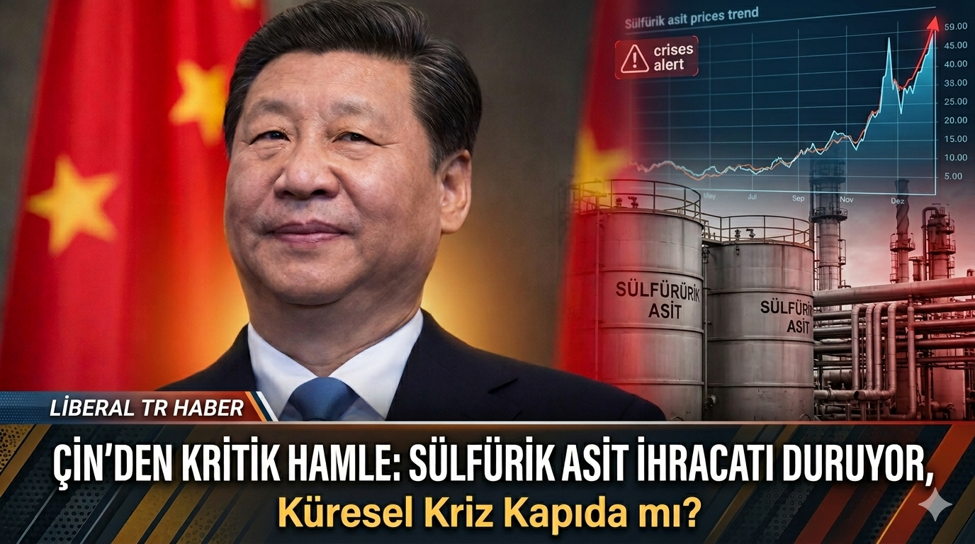 Çin’den Kritik Hamle: Sülfürik Asit İhracatı Duruyor, Küresel Kriz Kapıda mı?