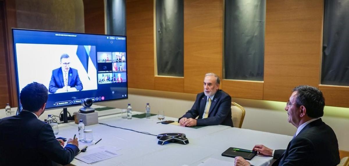 Cumhurbaşkanı Yardımcısı Yılmaz, Hürmüz Boğazı’na İlişkin Çevrim İçi Toplantıya Katıldı