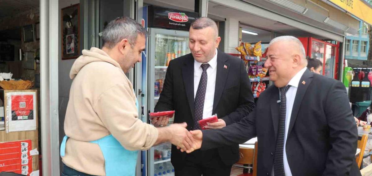 Desob Başkanı Erbeği, Denizli Esnafını Ziyaret Etti