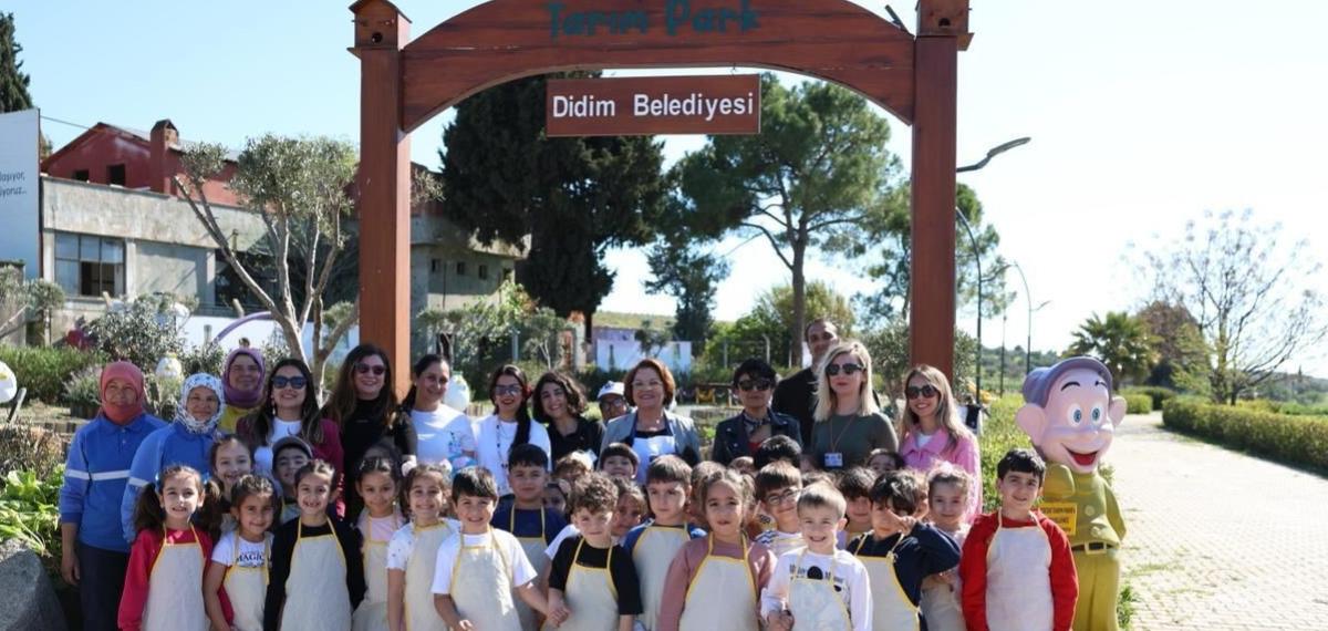Didim’de Çocuklar Tarımı Uygulamalı Öğrendi