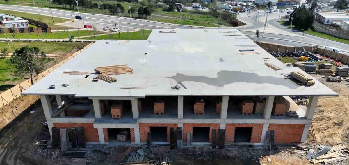 Gebze’de Yeni İtfaiye Binasında Çalışmalar Yüzde 60’a Ulaştı