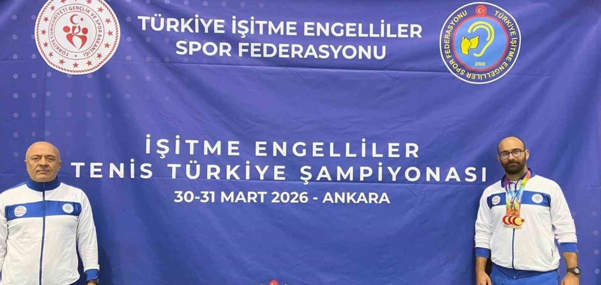 İşitme Engelliler Tenis Turnuvası’nda Muğla’ya 3 Madalya