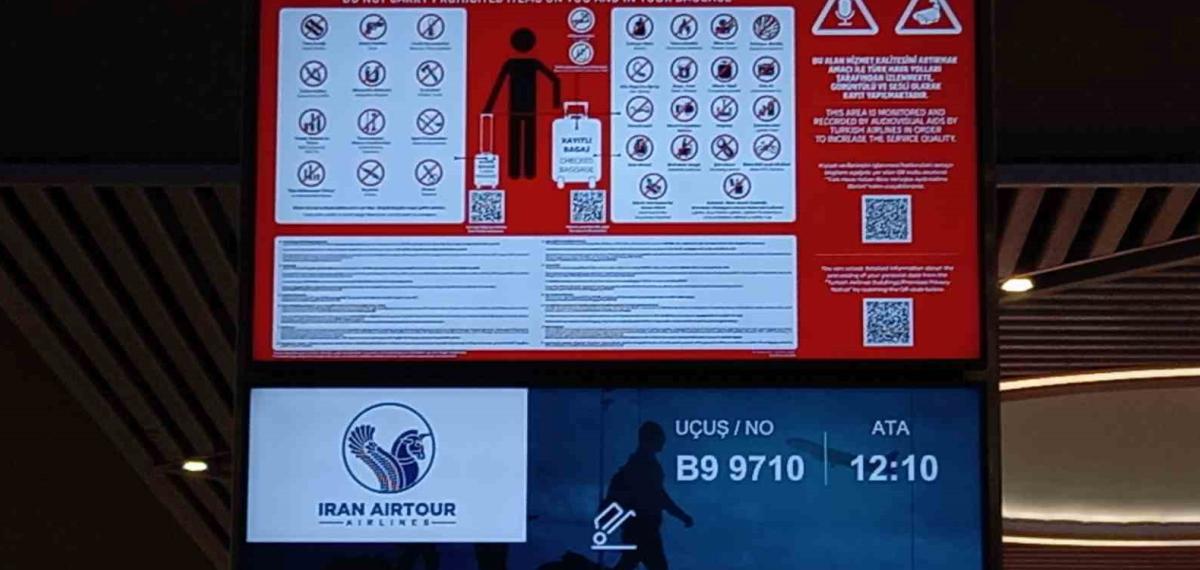 İstanbul Havalimanı’nda İran Uçuşları Yeniden Başladı