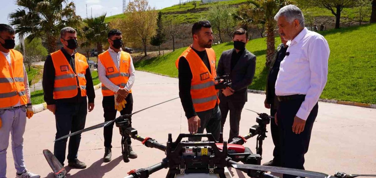 Kahta Belediyesi’nden Dron Destekli İlaçlama