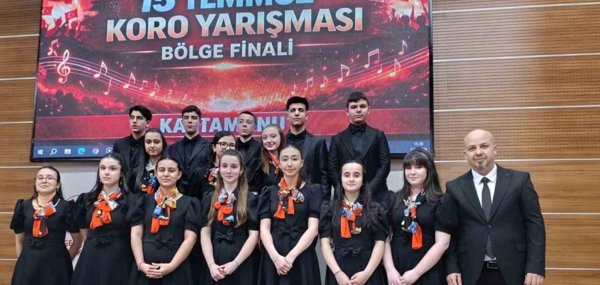 Kastamonulu Öğrenciler Koro Yarışmasının Bölge Finalinde 1’inci Oldu