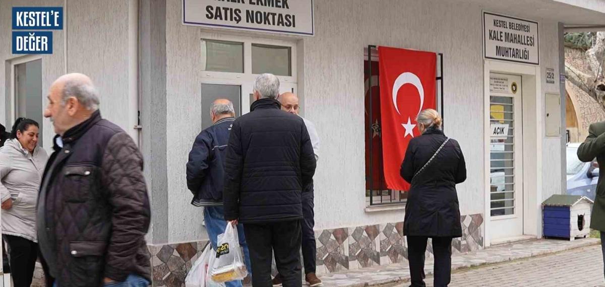Kestel Belediyesi’nden Ücretsiz Ekmek Desteği