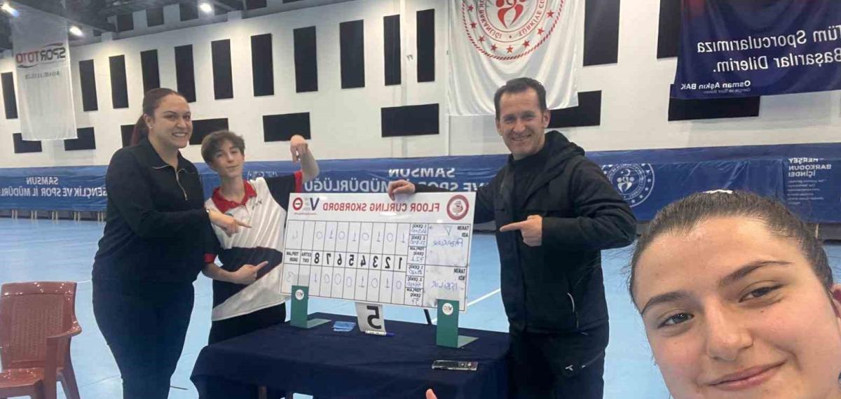 Kütahya’nın Gururu Pazarlar Spor Lisesi Floor Curling’de Türkiye Dördüncüsü Oldu