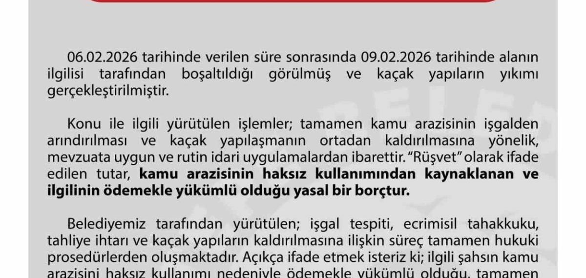 Maltepe Belediyesinden Arsa İddialarıyla İlgili Açıklama
