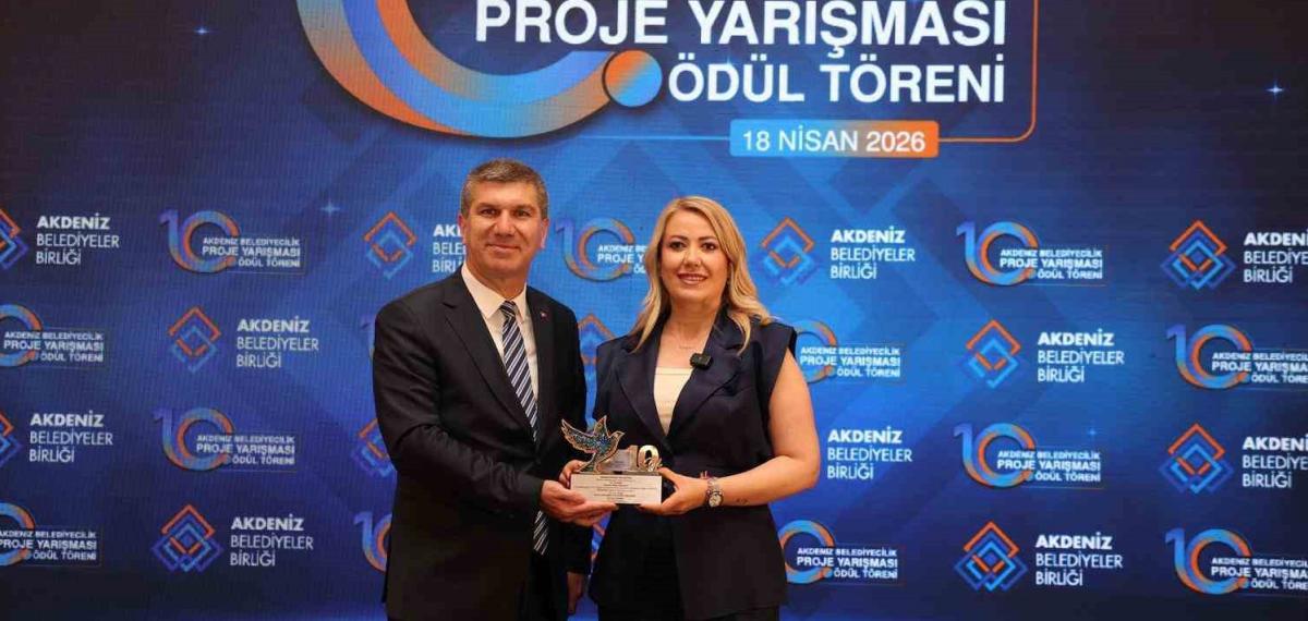 Merkezefendi Belediyesi Atatürk Bilim Merkezi, Akdeniz Belediyecilik Proje Yarışmasında Ödül Aldı