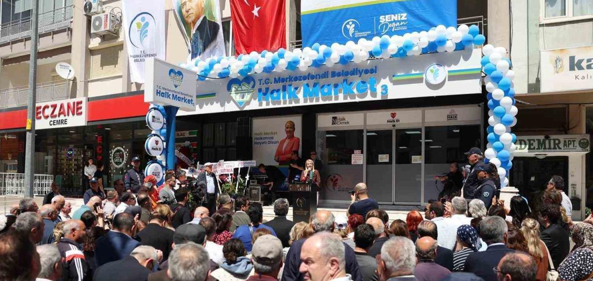 Merkezefendi Halk Market’in 3. Şubesi Hizmete Açıldı