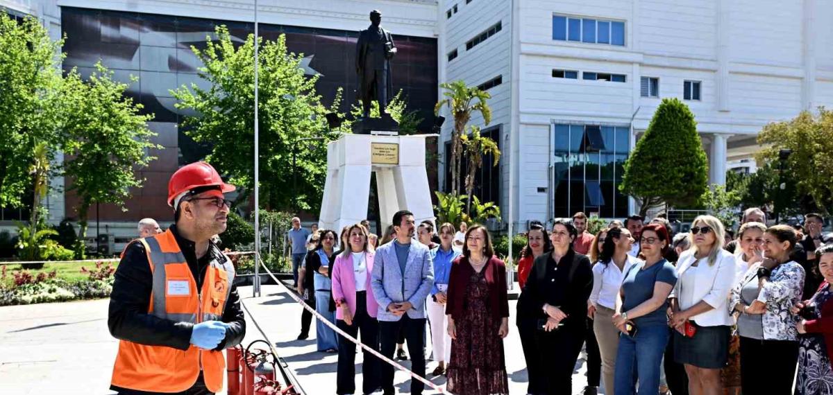 Muratpaşa’da Yangın Tatbikatı