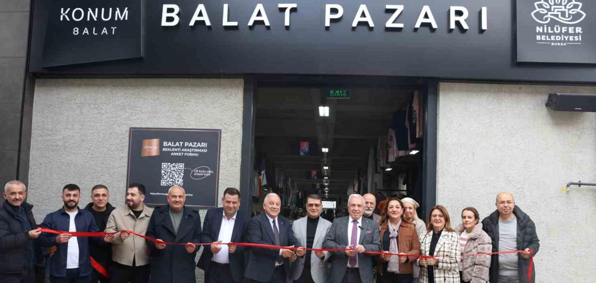 Nilüfer’in 8’inci Giyim Pazarı Balat’ta Açıldı
