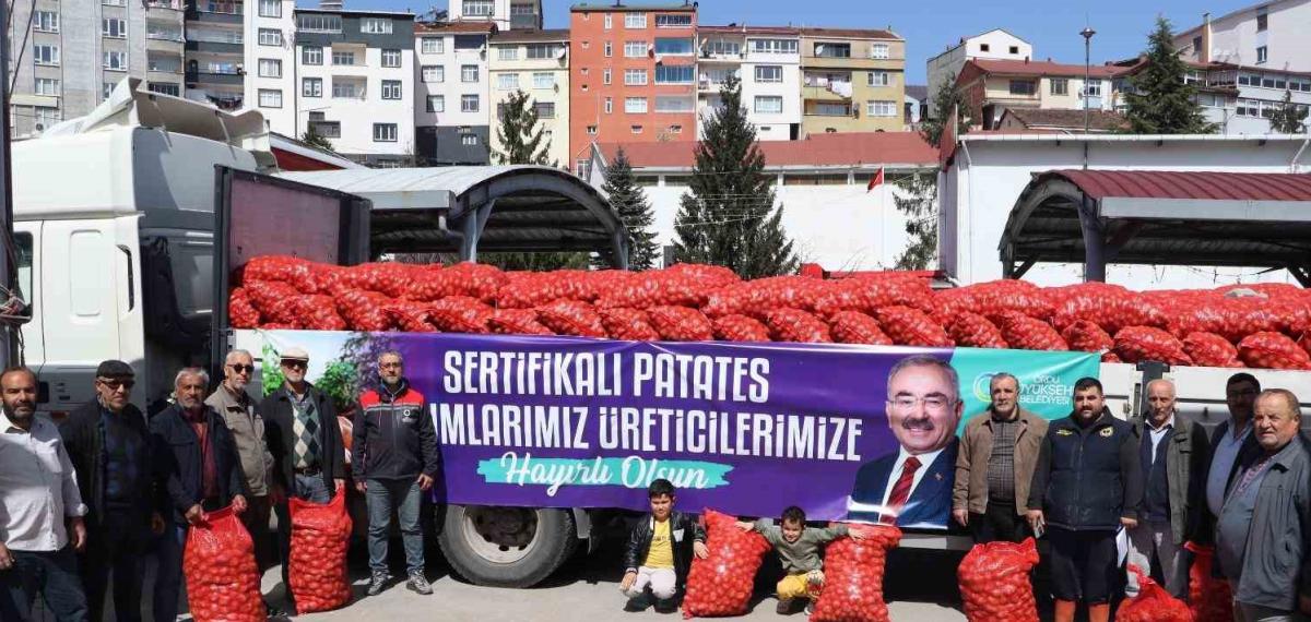 Ordu’da Üreticilere 45 Ton Tohumluk Patates Dağıtıldı