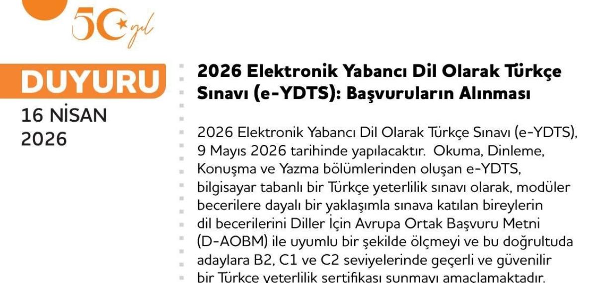 ÖSYM’den Türkiye’de Bir İlk: E-Ydts Başvuruları Açıldı