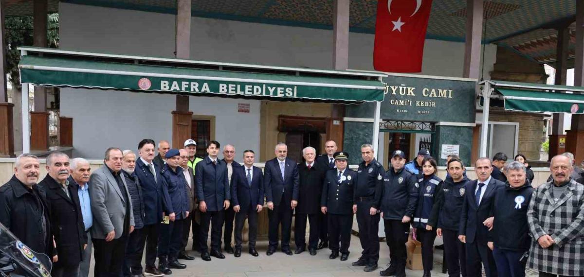 Polis Haftası: Bafra’da Şehit Polislere Dua, Vatandaşa Bilgilendirme