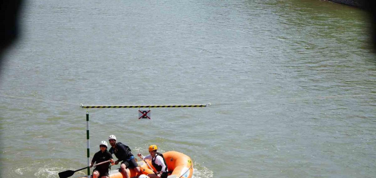 Rafting Şampiyonası’nın İkinci Gününde Slalom Yarışları Yapıldı